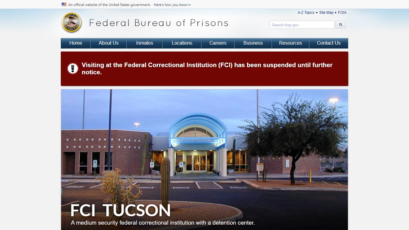 FCI Tucson - BOP